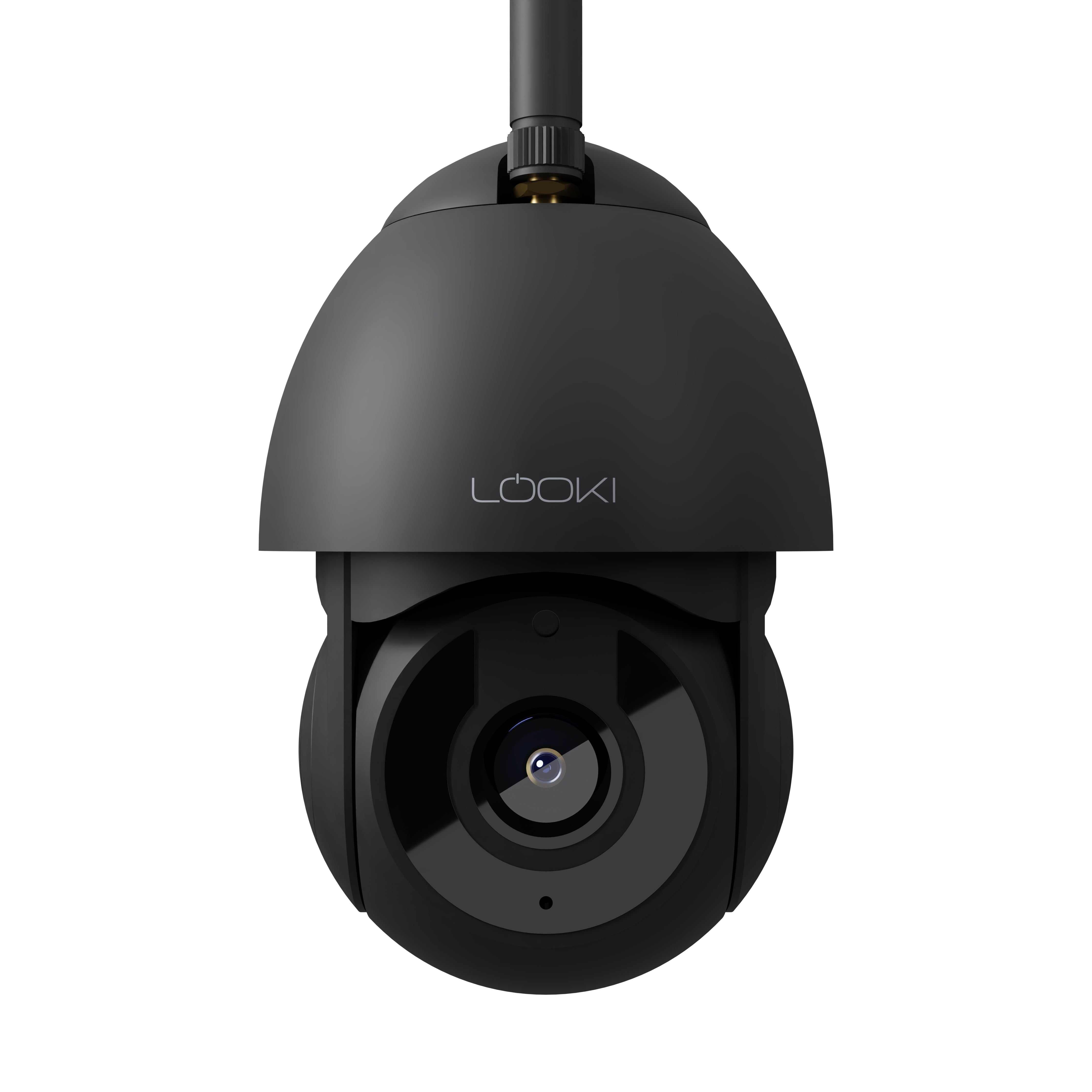 Looki 360Pro - Beveiligingscamera Buiten Draaibaar - incl. 32GB SD-kaart - 5G & 2.4G - ONVIF - Draadloos internet - Wifi - Zwart