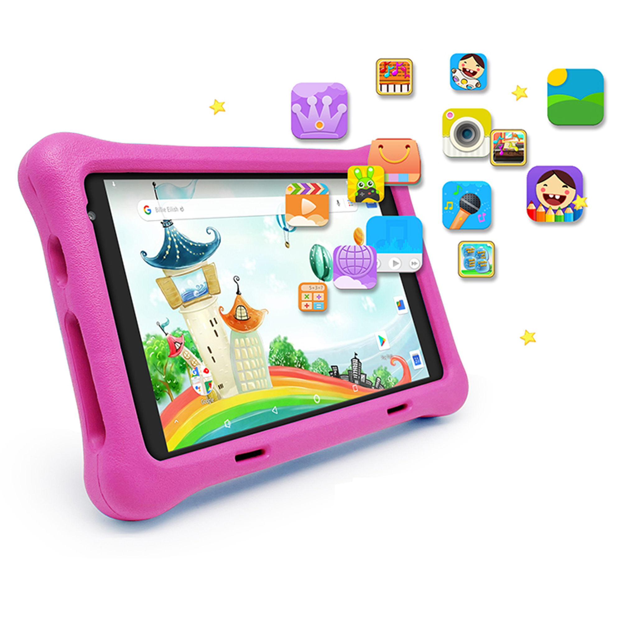 Looki KidsTab Pro - Camera Voor & Achter – Roze