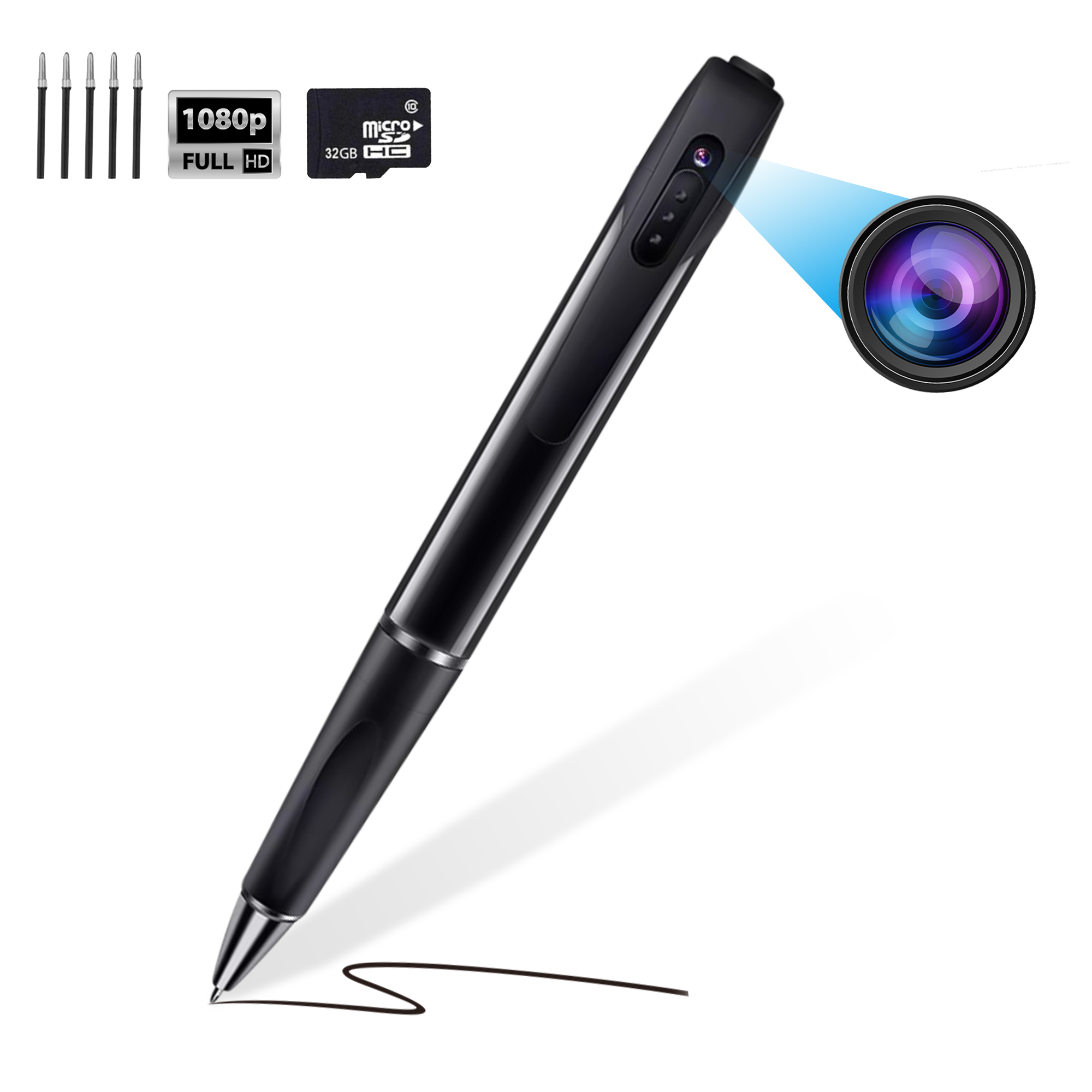 Looki Spy Camera Pen 8MP incl. 32GB SD-kaart