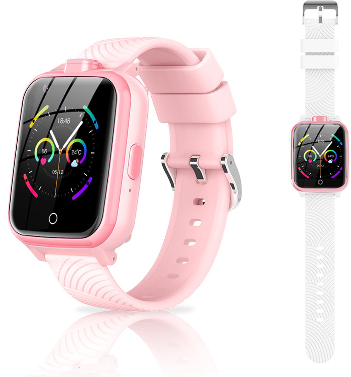 Looki Kids Smartwatch Roze - extra Horlogeband